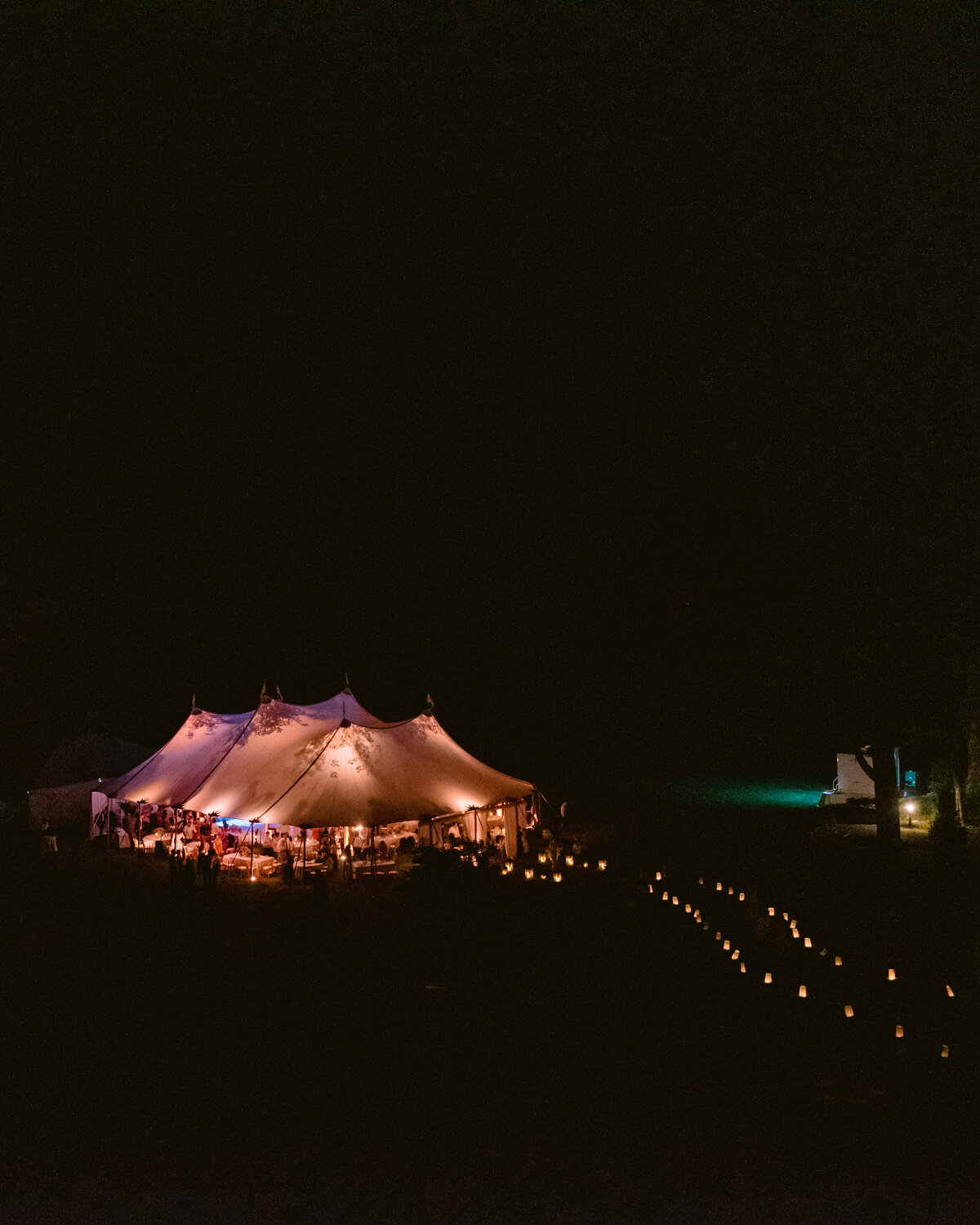 Tented wedding in Connecticut by Gathered East