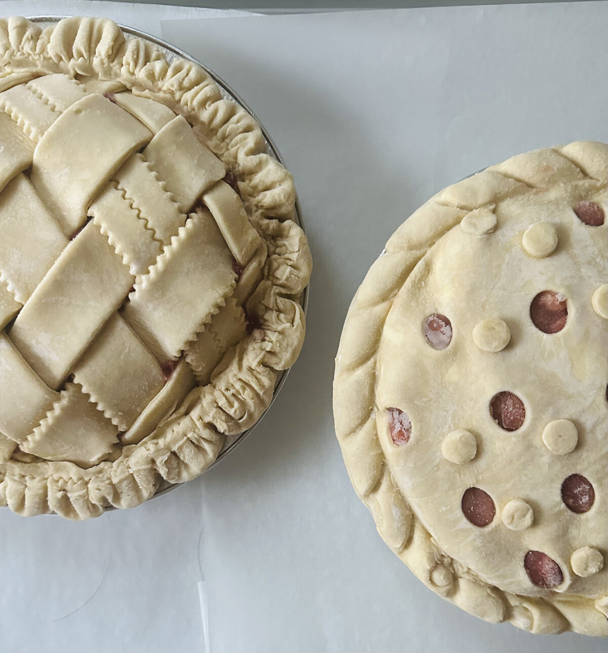 homemade pie crusts