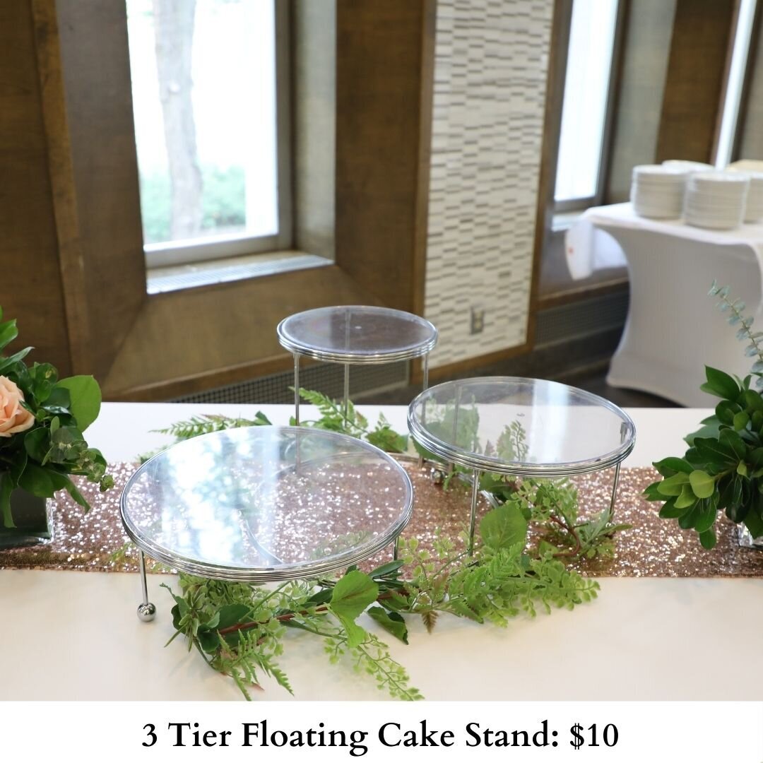 3 Tier Floating Cake Stand-109