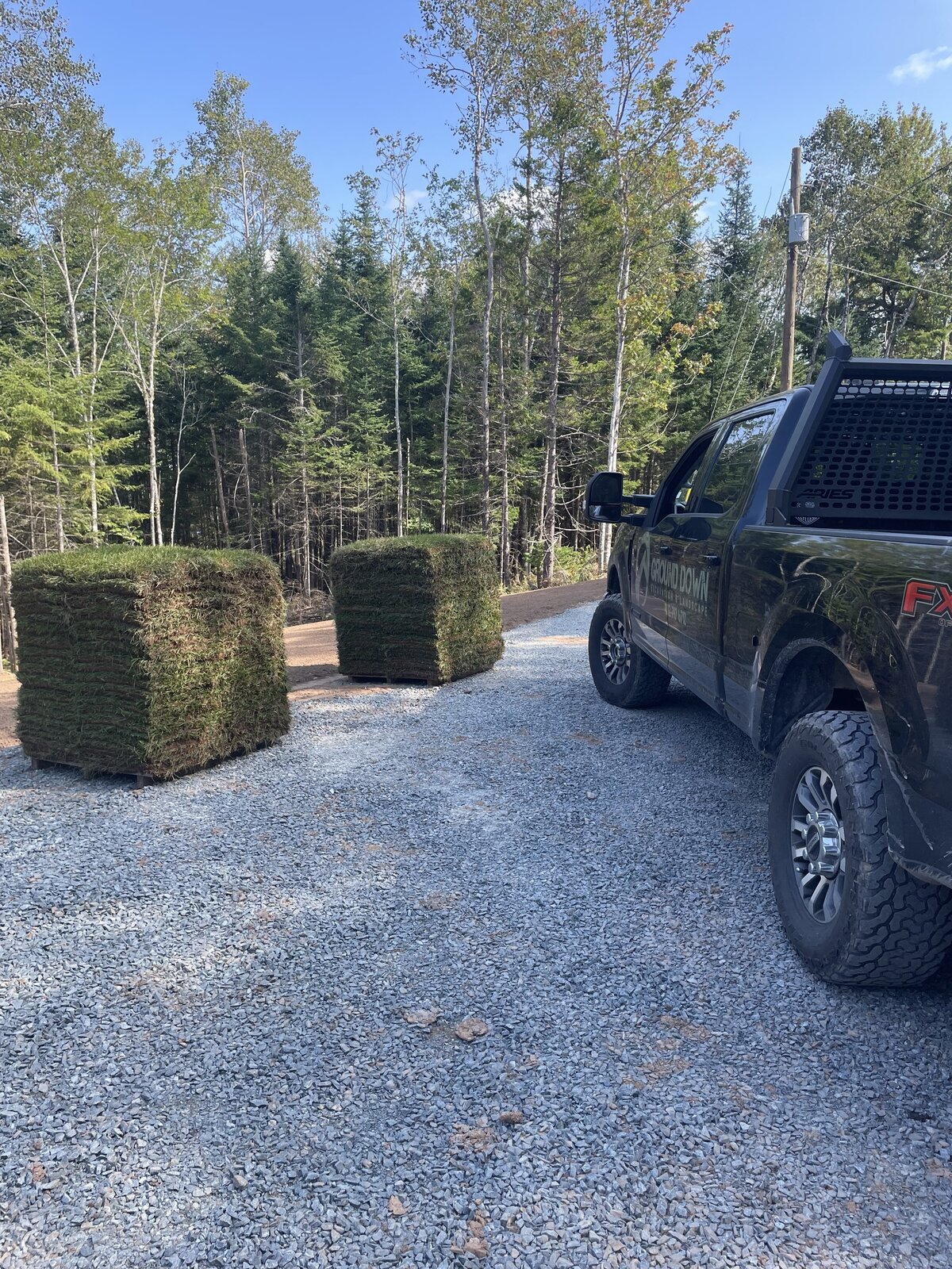 Ground Down Land Management - Halifax Excavation Services - Stone Landscaping Patio Work - sod installation - garden beds & mulch