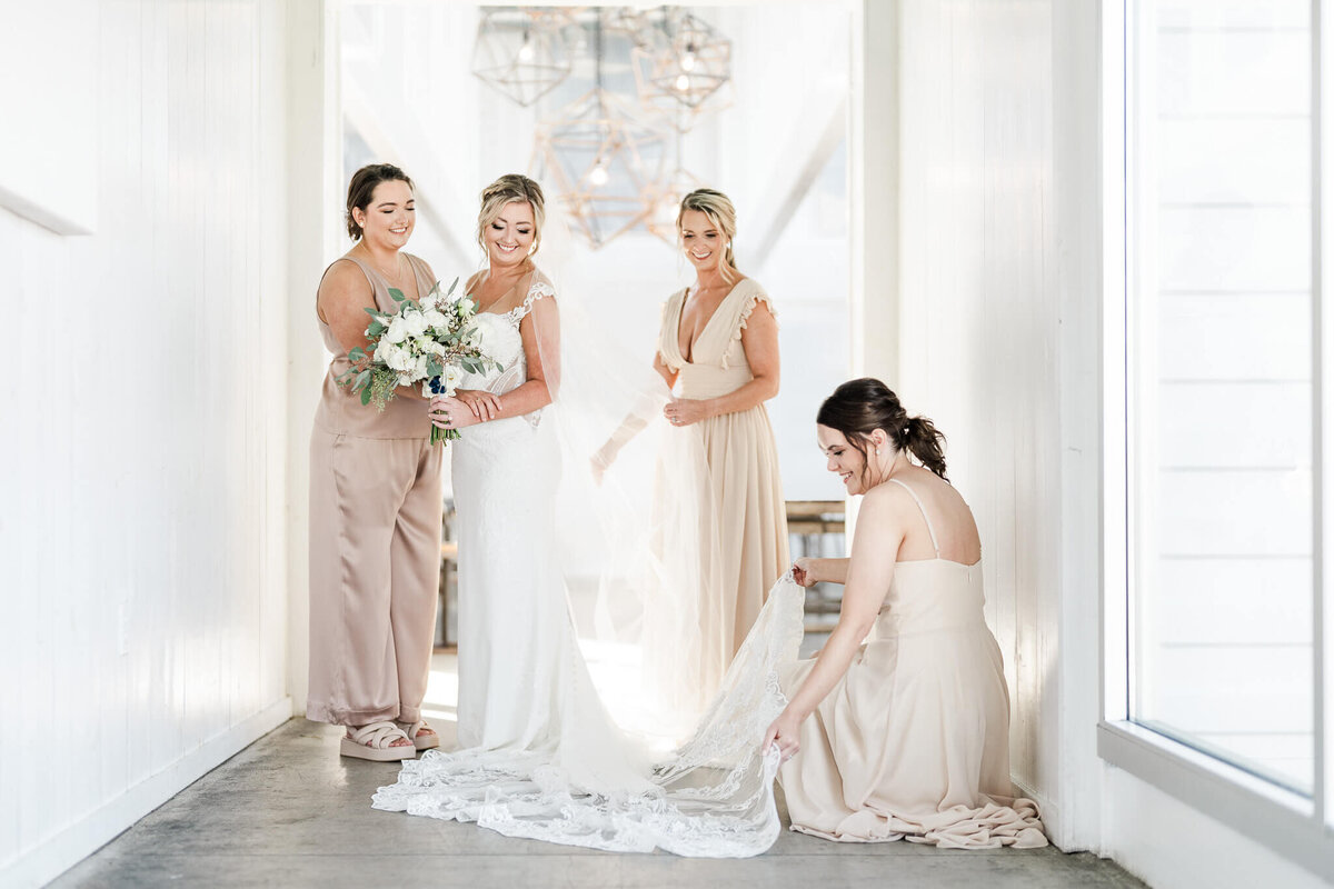 The-Gulf-Florida-Wedding-Photos-Video-Film-Megan-Chase-Bridesmaids-Helping-Bride-Get-Ready-W