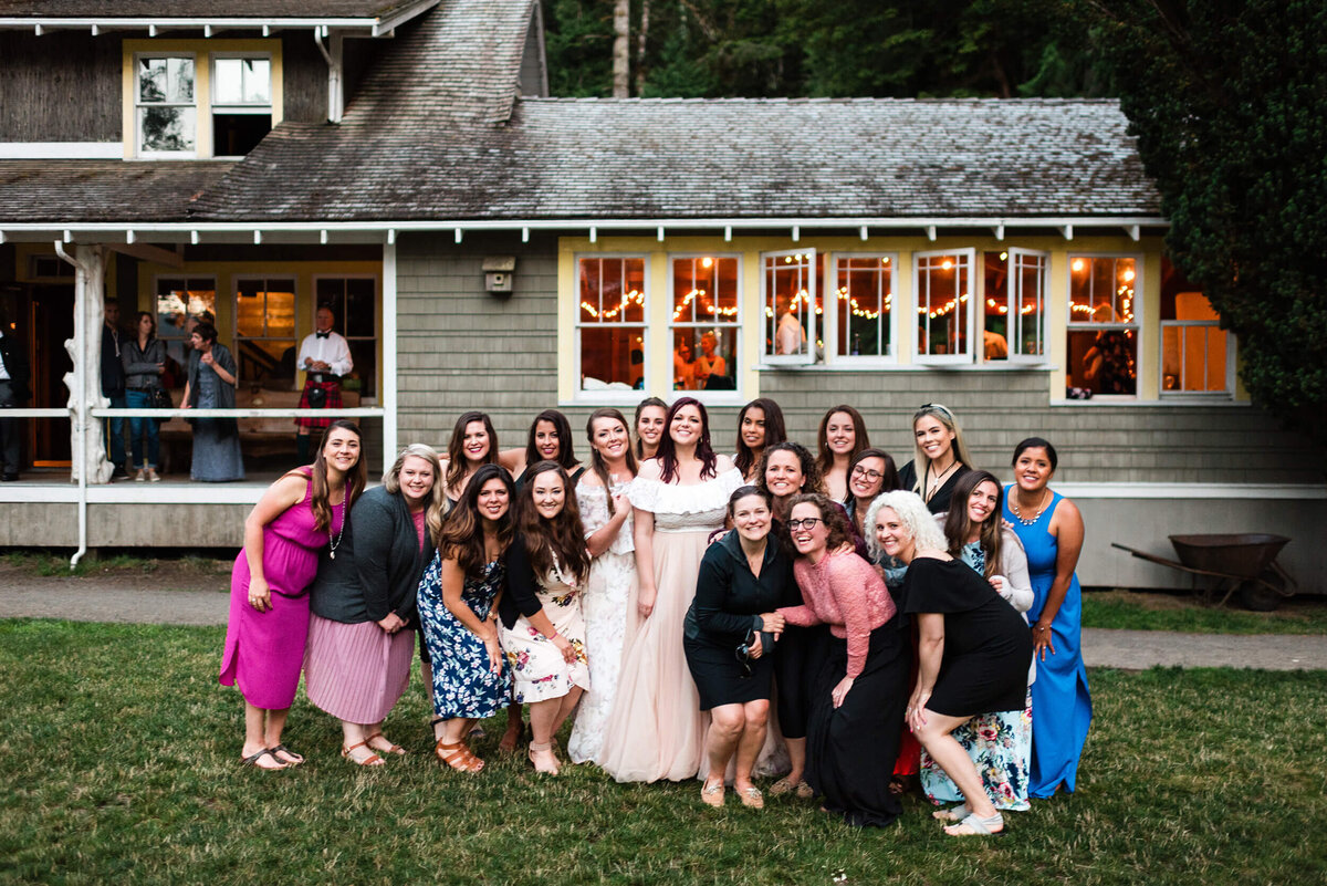 Nature Bridge Wedding Reception