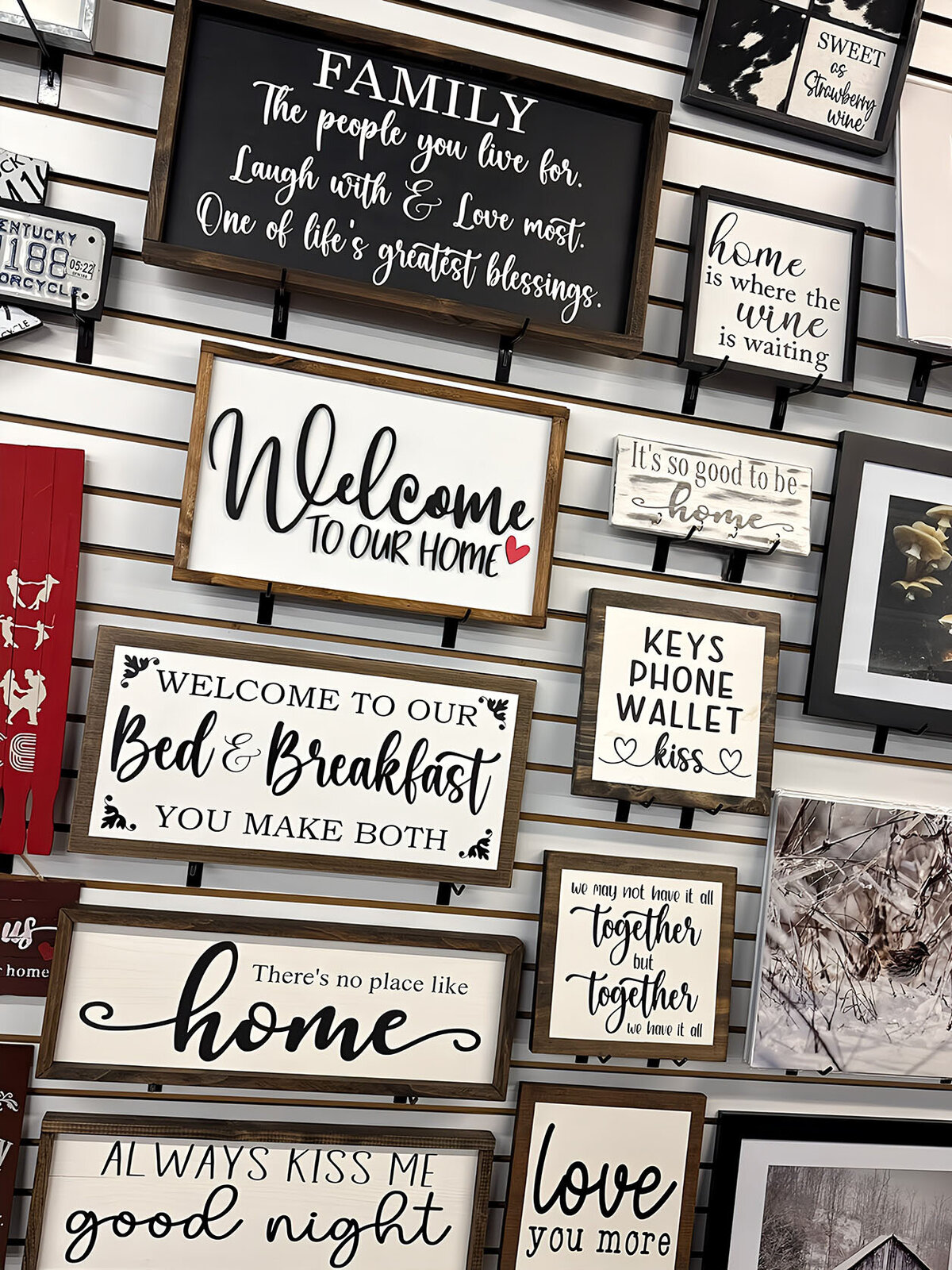 Quote wooden signs