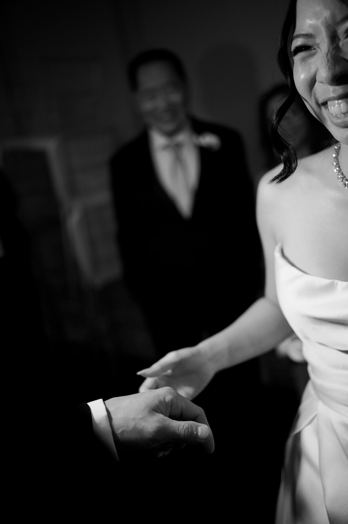 A photo of the wedding ceremony at the Hotel Zaza wedding in Houston.
