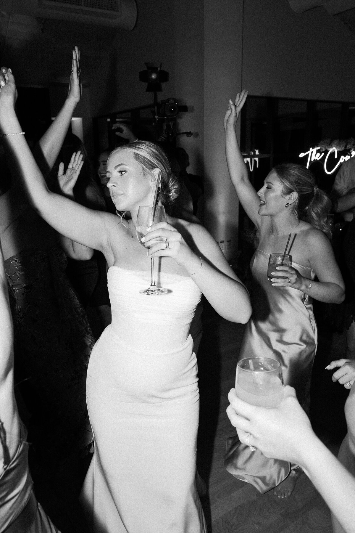 Bride celebrating at a Miami wedding by Claudia Amalia Photography, a wedding and lifestyle photographer based in Miami and Florida Keys South Florida. Available for destination weddings.