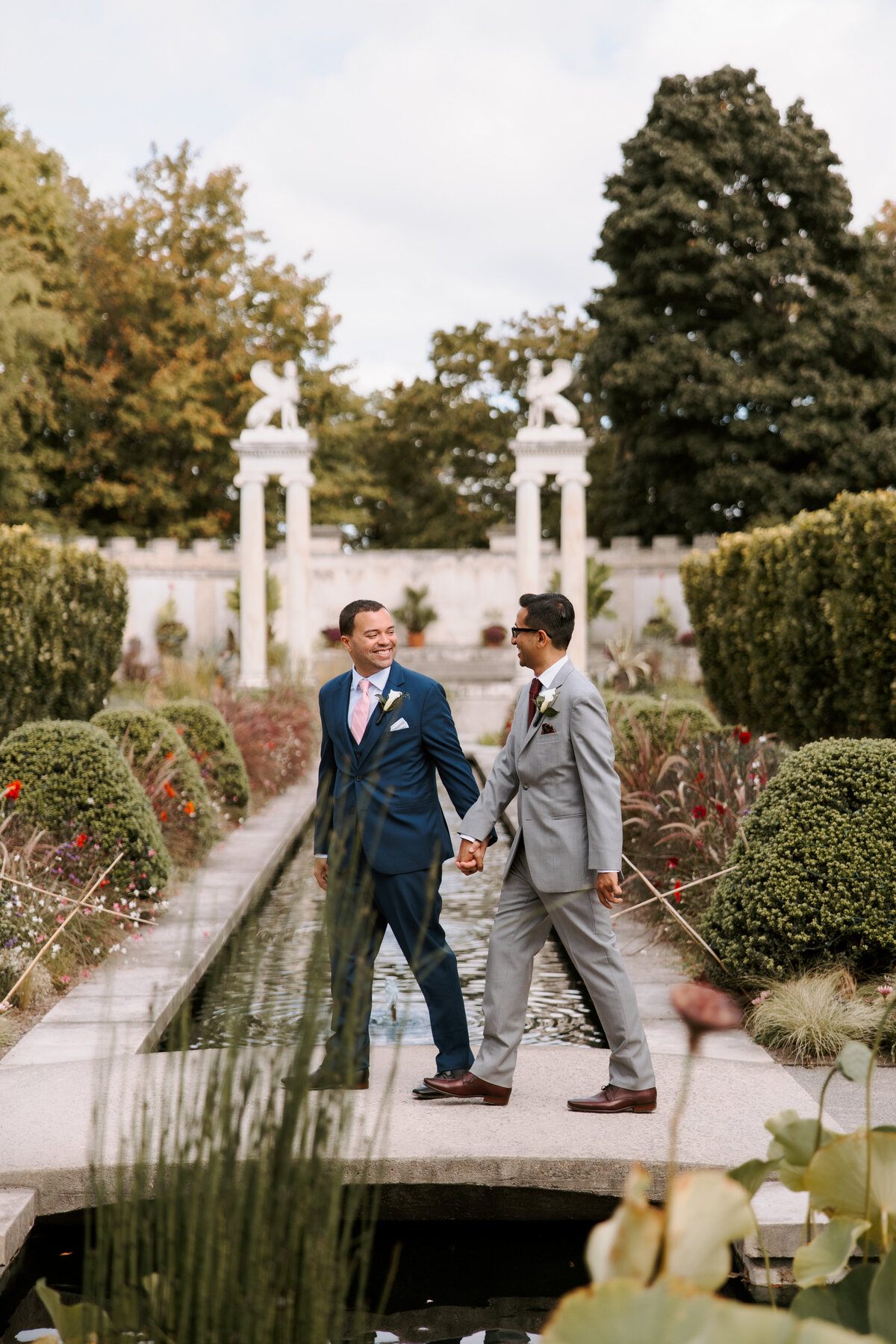 Mehul & Stefan - Rezdora NYC Untermyer Gardens - Intimate Wedding Previews 027