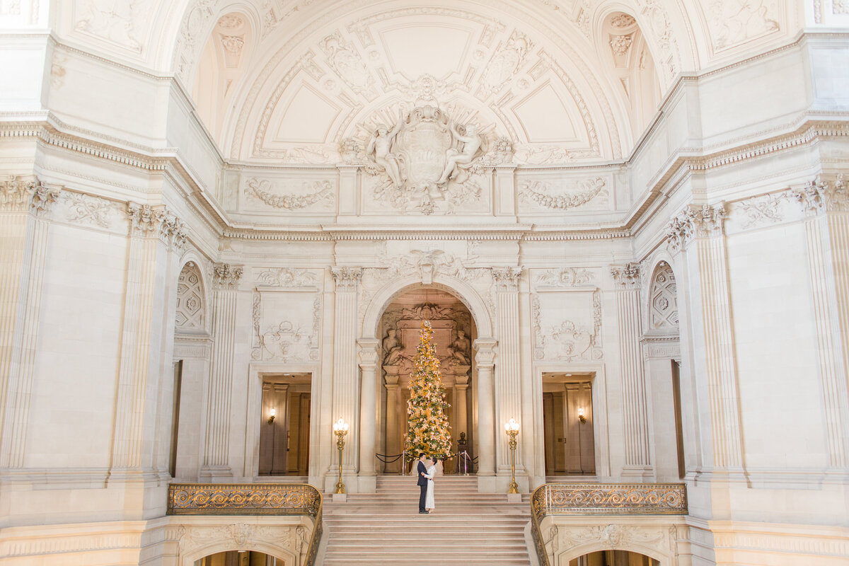 December SF City Hall Wedding-6