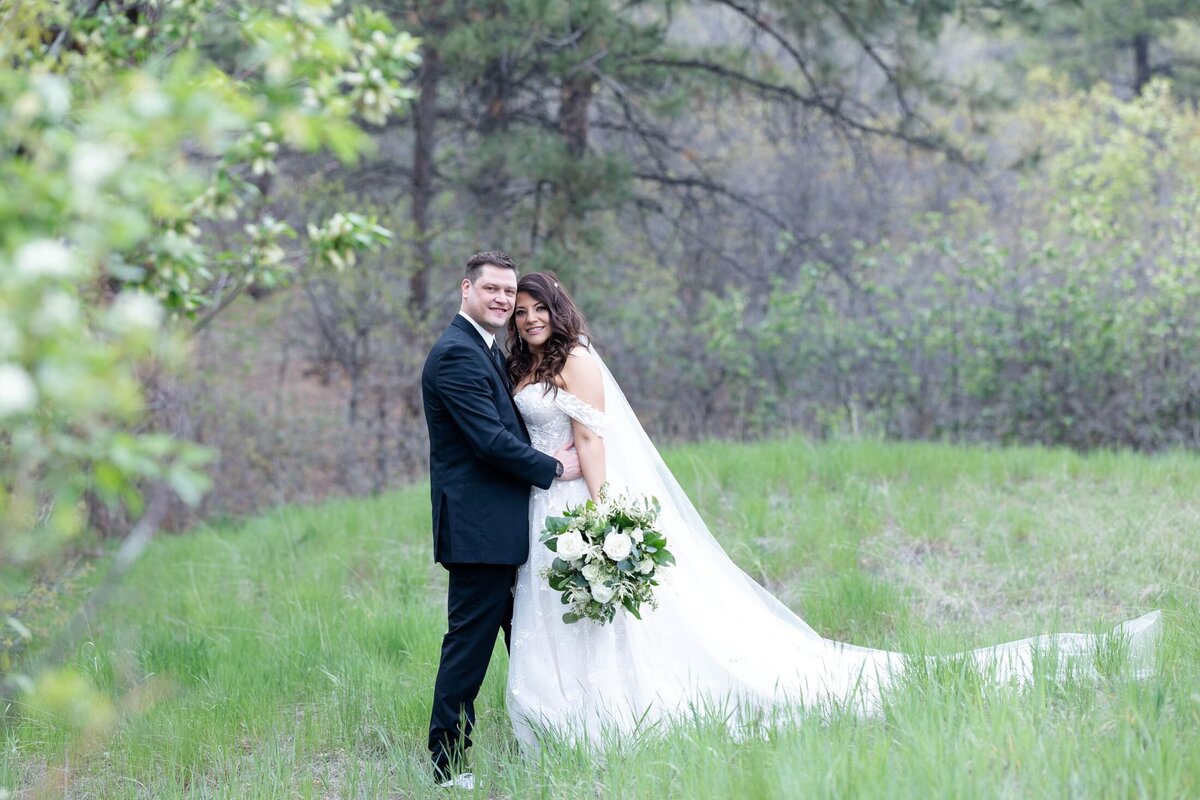 bride and groom enlarged