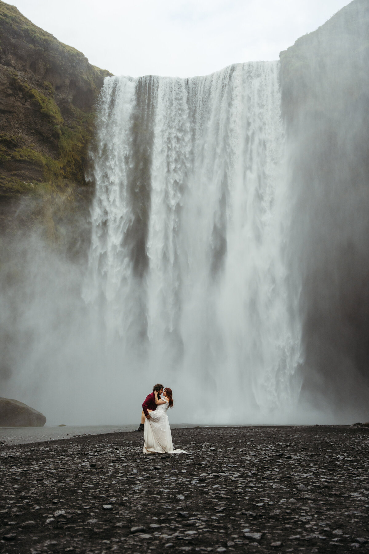 Skógafoss Iceland Elopement Photographer -5