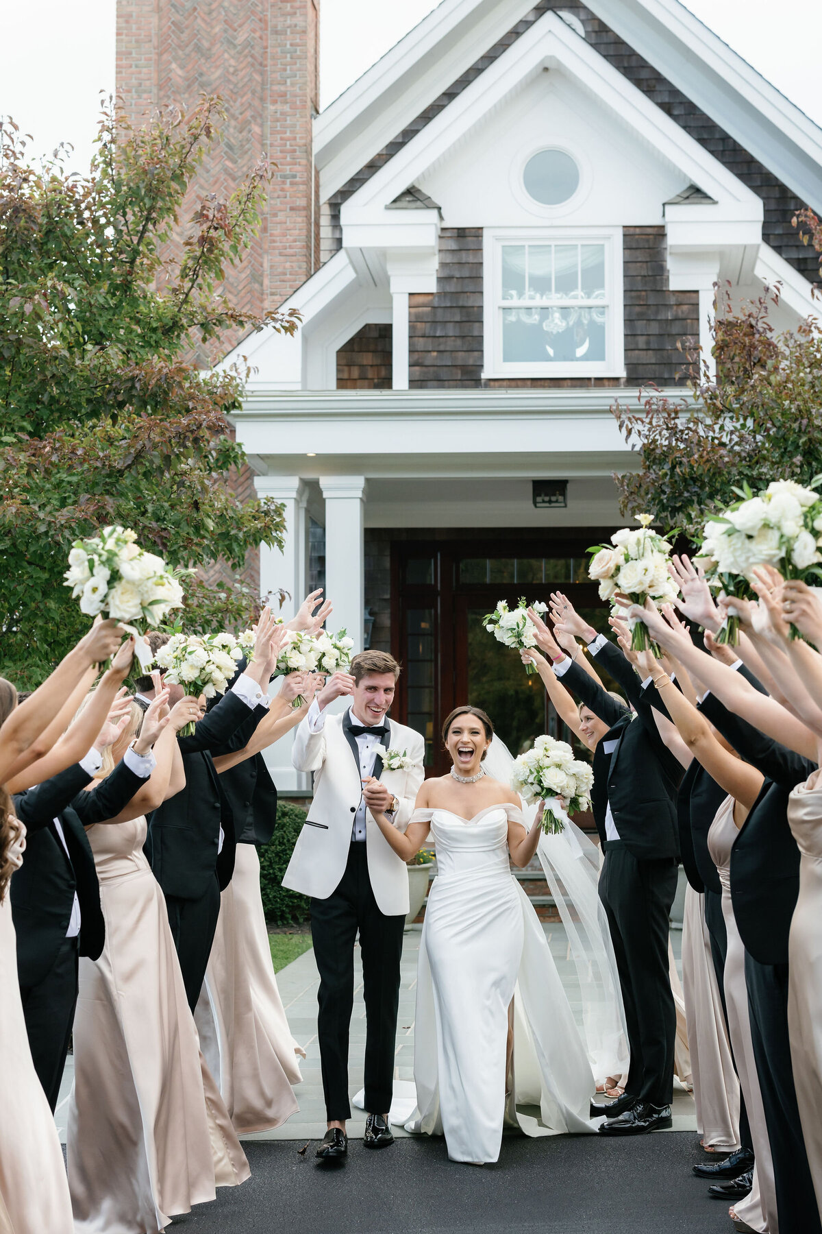 Wedding Party Portrait by Lisa Blanche Photography