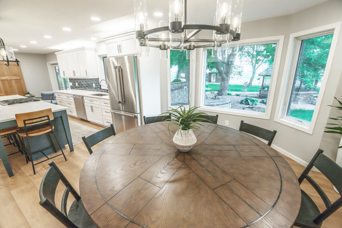 Project blu home renovation dining room design