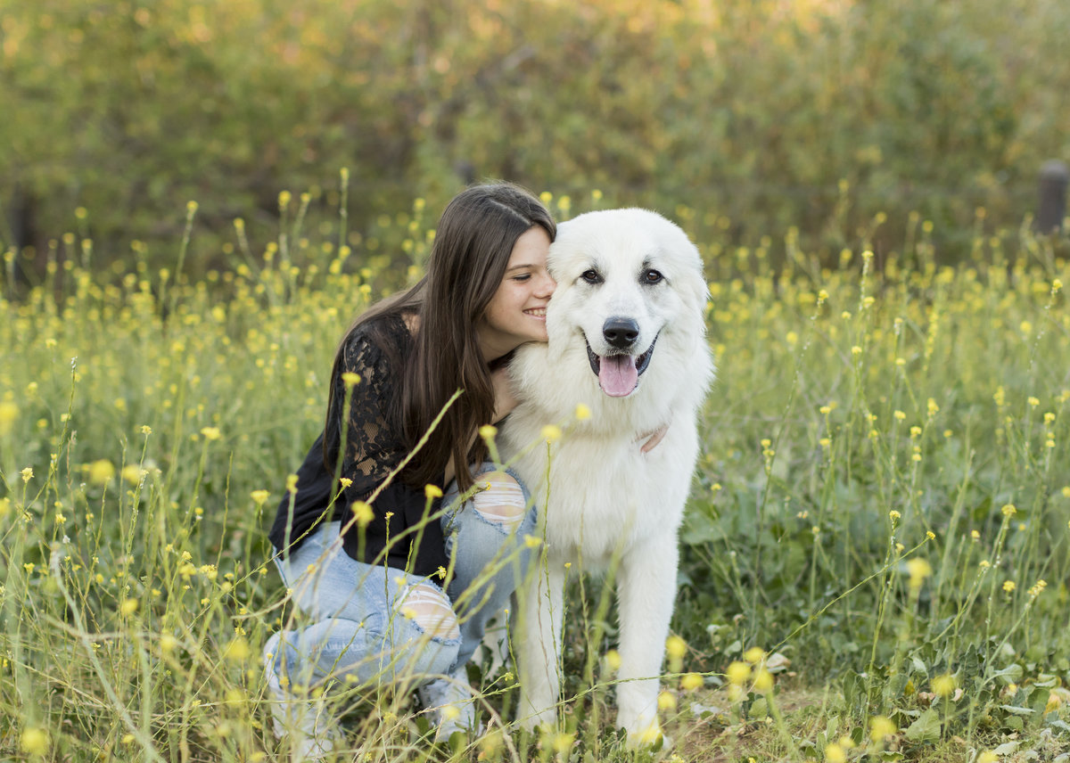 pet photography with person