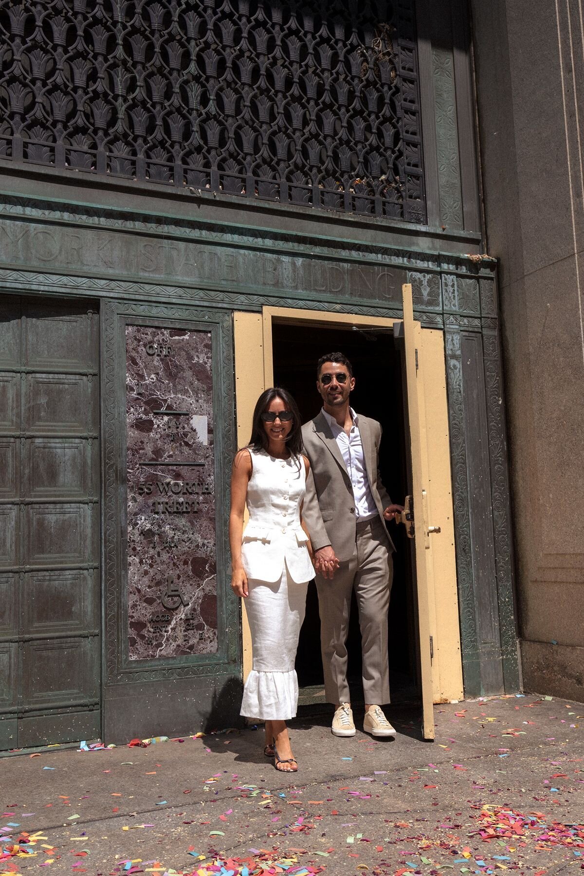 T&B- City Hall Wedding exit-1