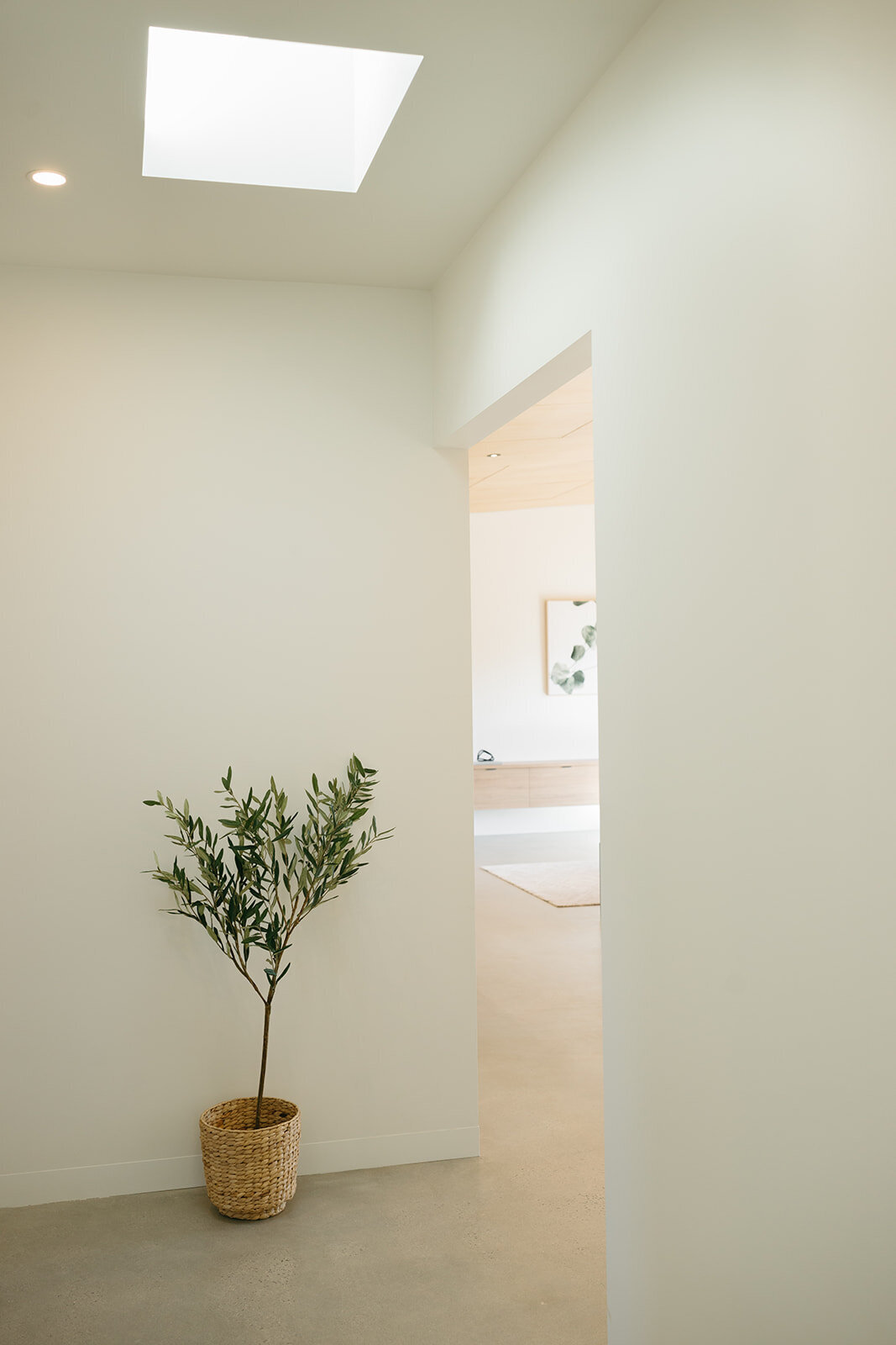 SANDEMAN BUILD - Lockwood hallway velux skylight