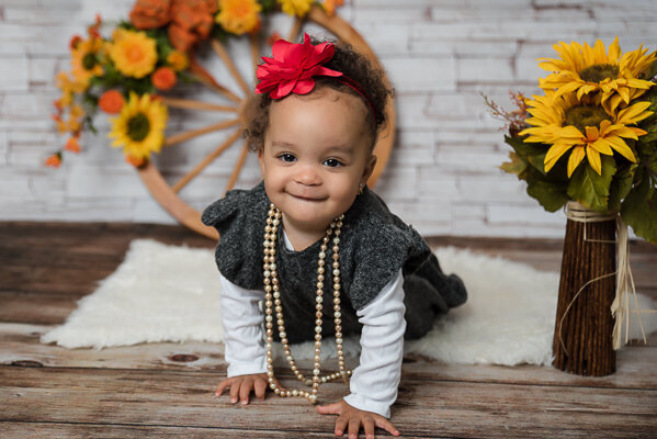 East Brunswick NJ Baby Photographer First Birthday Fall Theme