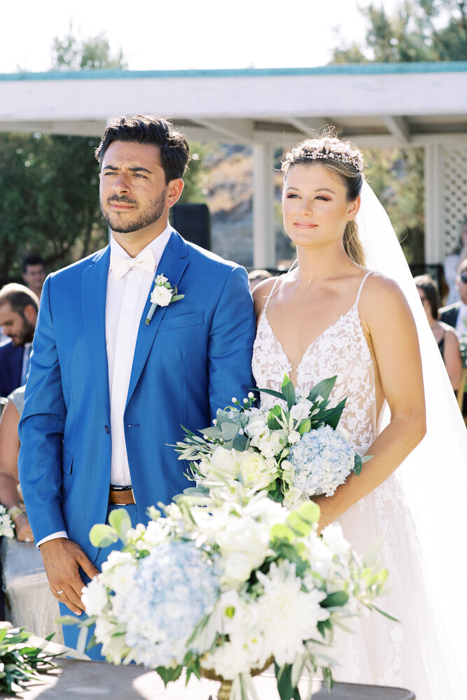 Villa wedding in Rhodes Greece with chandelier installations  (41)