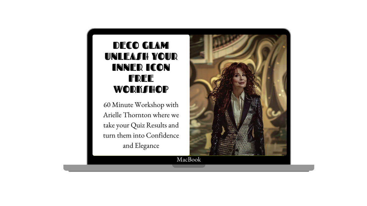Art Deco Inspired Image for Coaching Focused on Workshop Offer