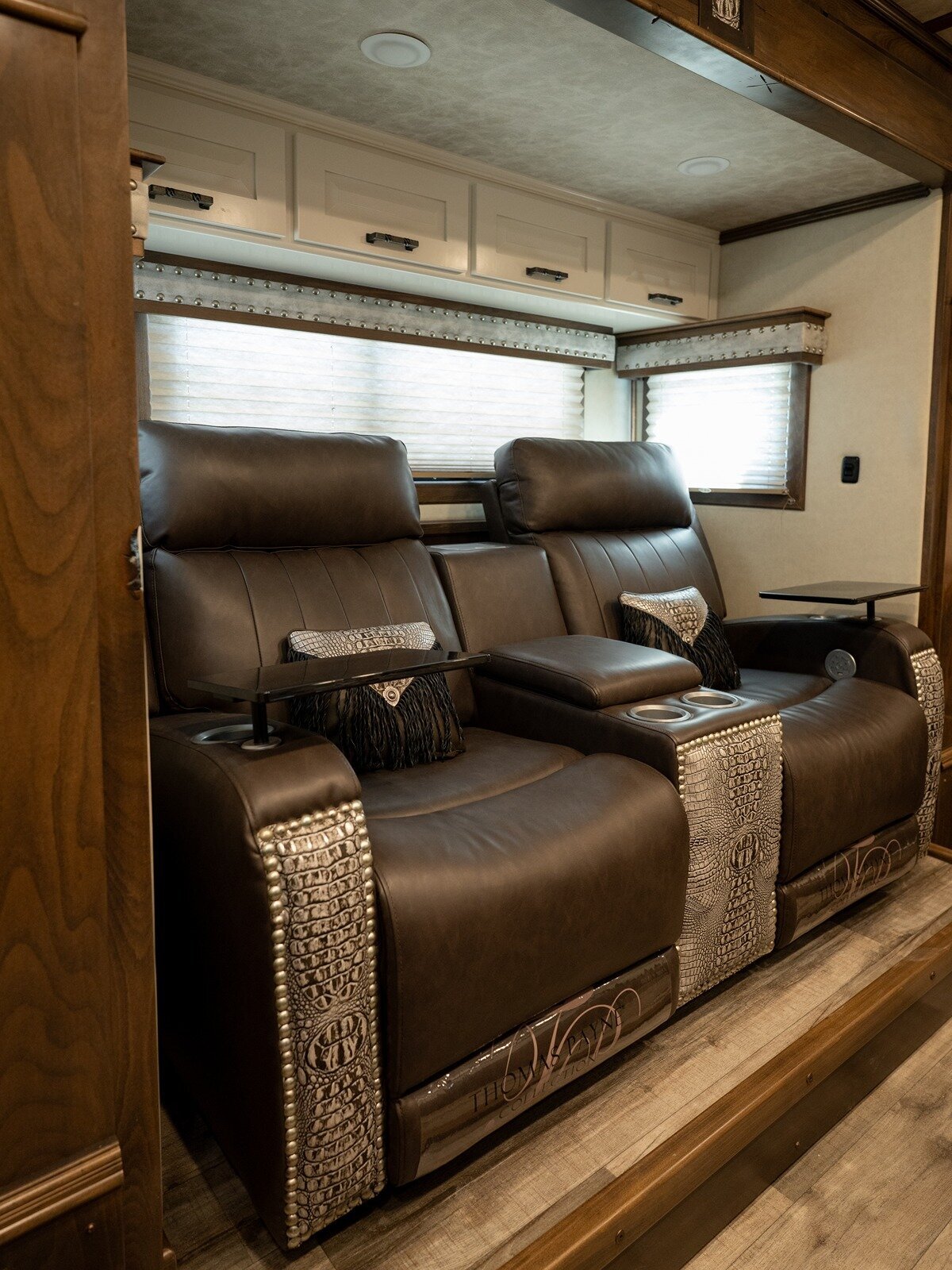 luxury horse trailer living area