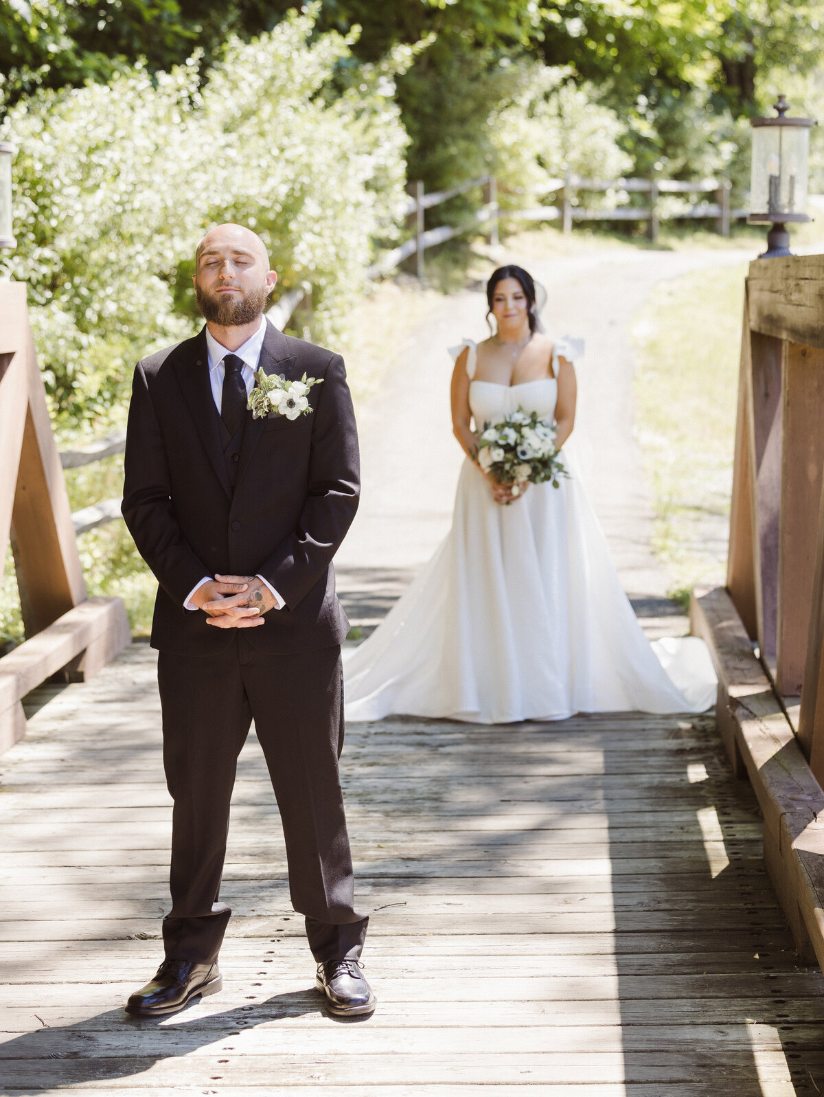 first look on the bridge at bear brook valley nj