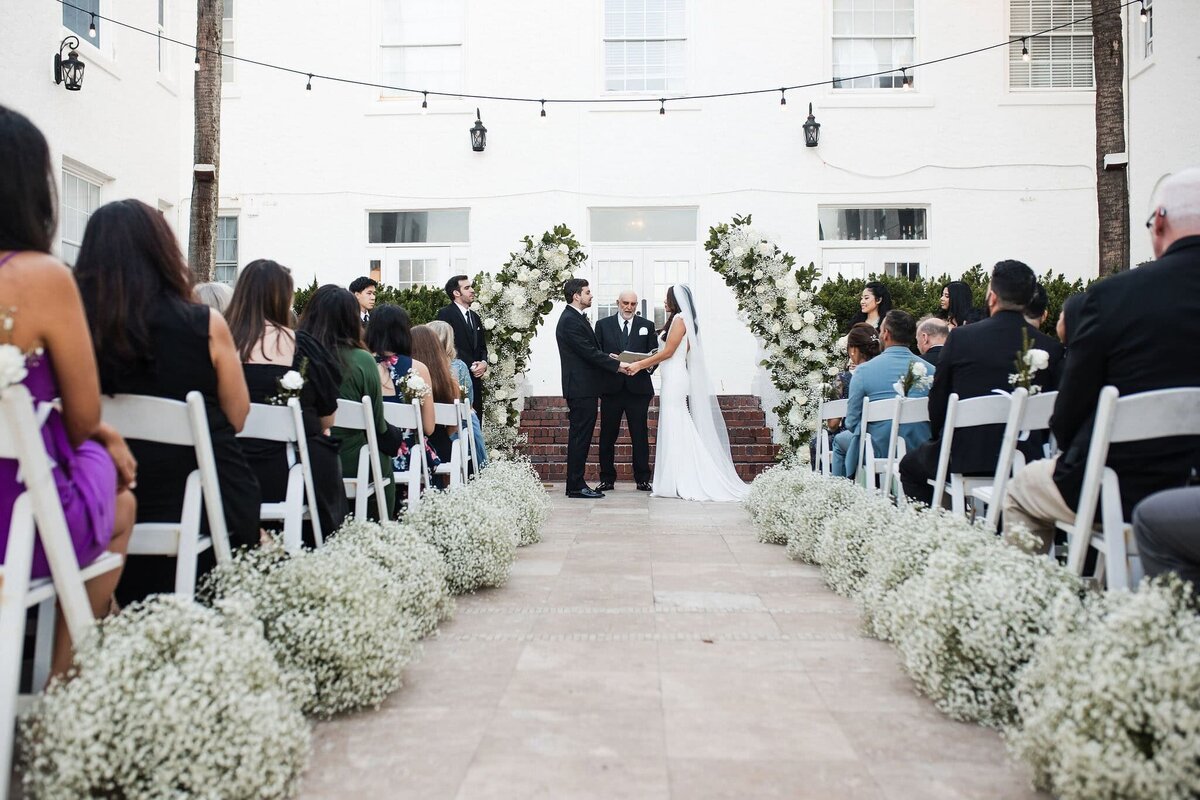 Casa Marina Hotel wedding ceremony, Jacksonville FL | Wedding photos that will leave you speechless
