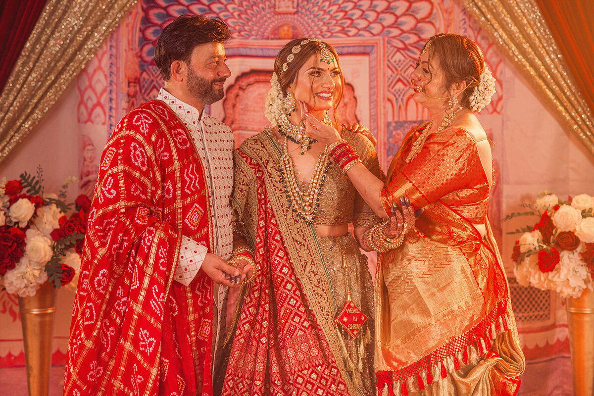 Toronto indian bridal portrait