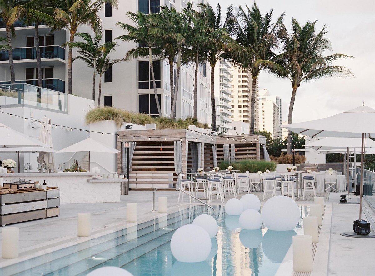 1Hotel South Beach Wedding Decor Setup TTWD