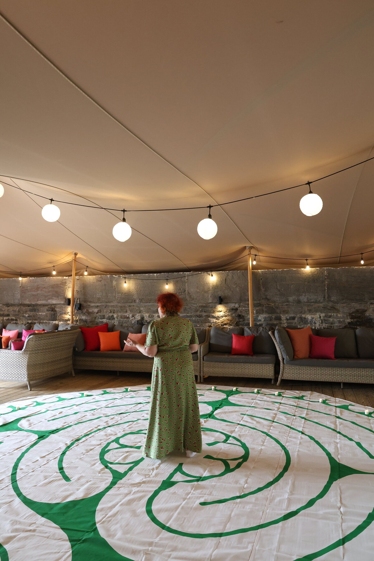 Yoga at Polhawn Fort | Wellness activities in Cornwall