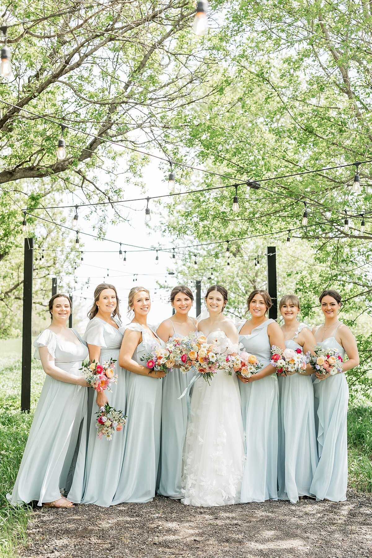 Pines White Venue ND Wedding Photos