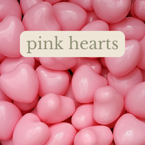 Balls - pink hearts (504 × 504 px)