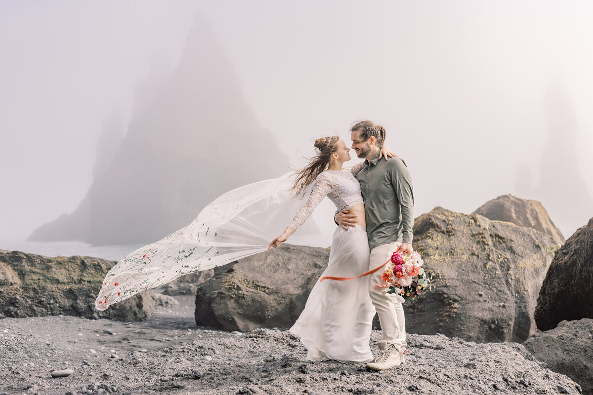 Black Sand Beach Elopement-2
