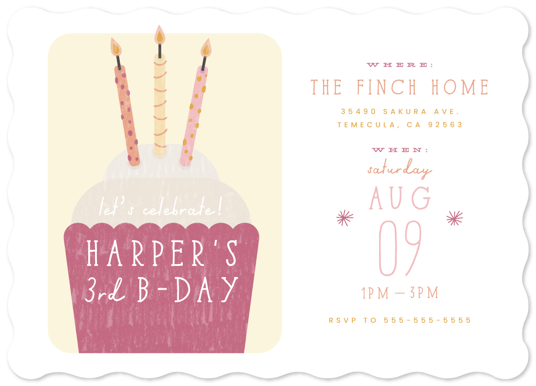 Something Sweet | Birthday Invitation Design by Amanda DeWoody of Poised Avenue