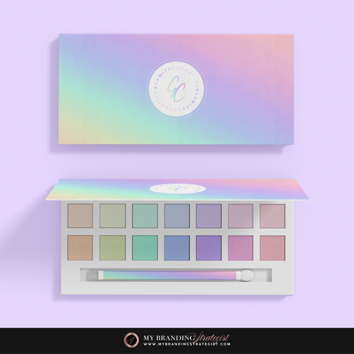 MOCKUP - MAKEUP PALLETTE - GC COSMETICS