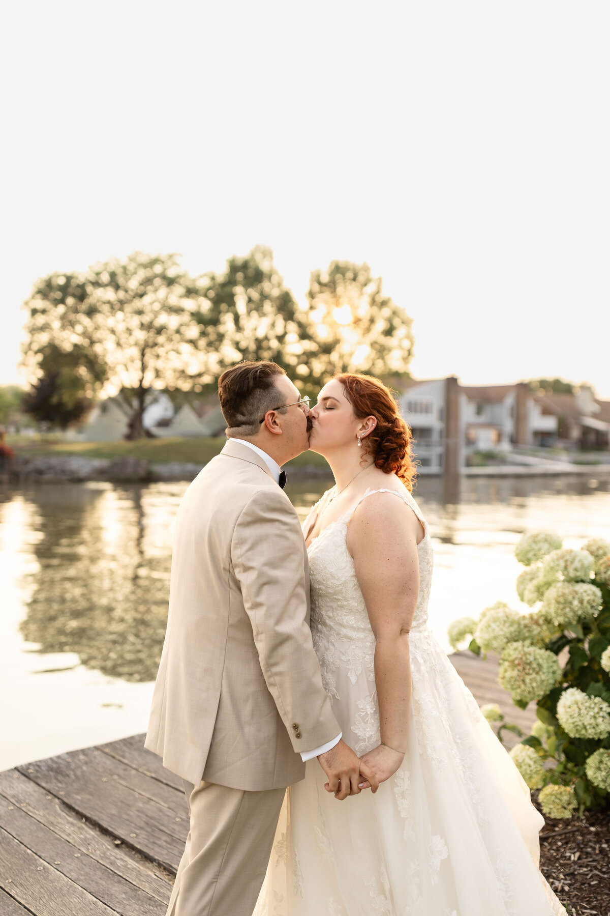 Sunset Wedding Portraits - Verve Event Co. - Lake House on (3)