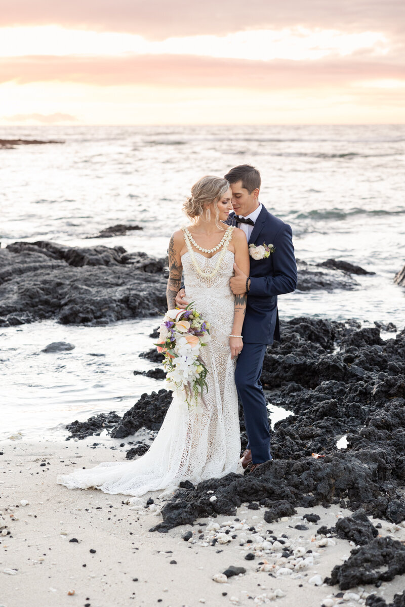 Big Island Wedding Photographer - bride and groom