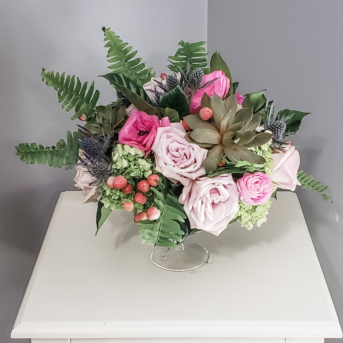 Maryland-wedding-florist-Botanical-Sweet-Collections-centerpiece