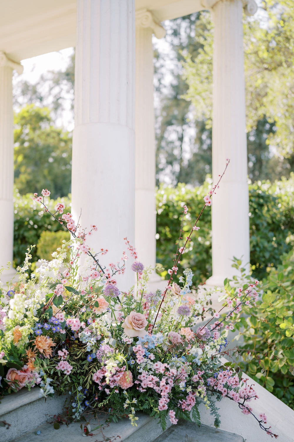 Luxury Outdoor Ceremony decoration and flower set up