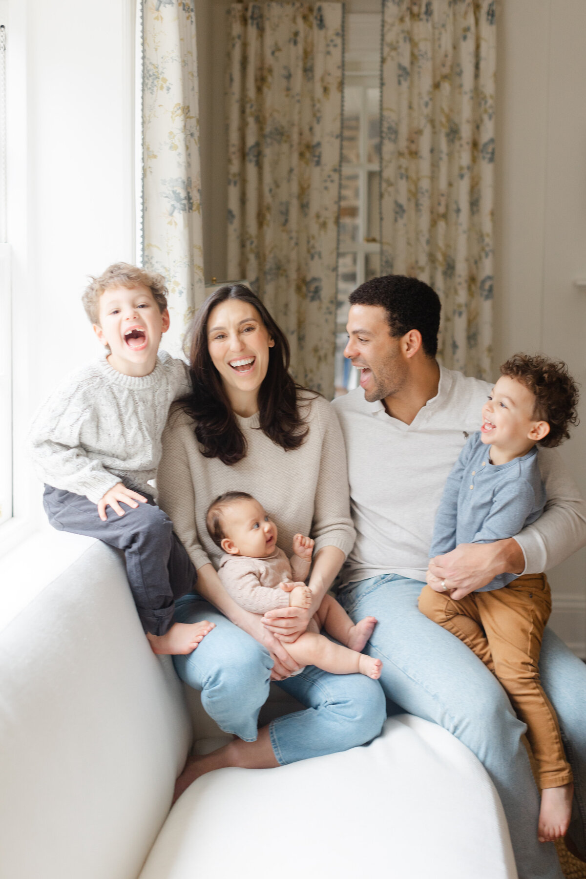 Philadelphia in-home family portrait session - 9