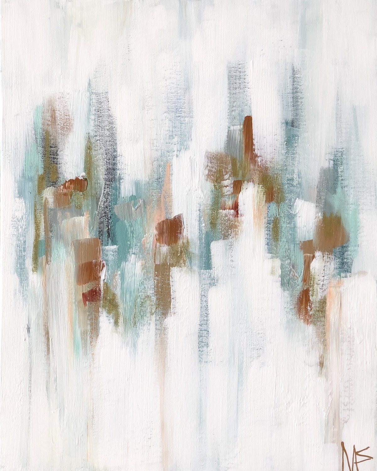 abstract painting by Miriam Shufelt Art