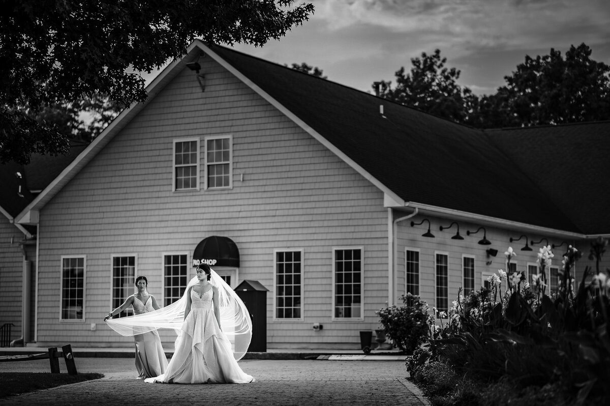 Ishan Fotografi offers elegant bridal portraits in Connecticut with a touch of creativity and drama.