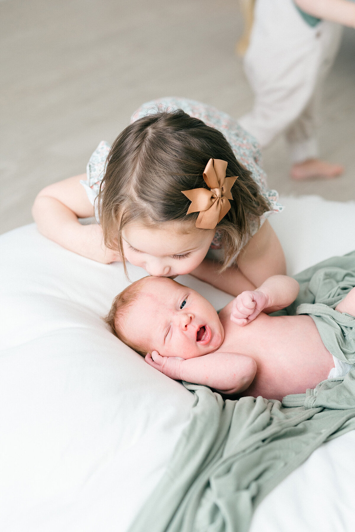 Newborn Studio Photography Baby Boy Green Ali Winston-5