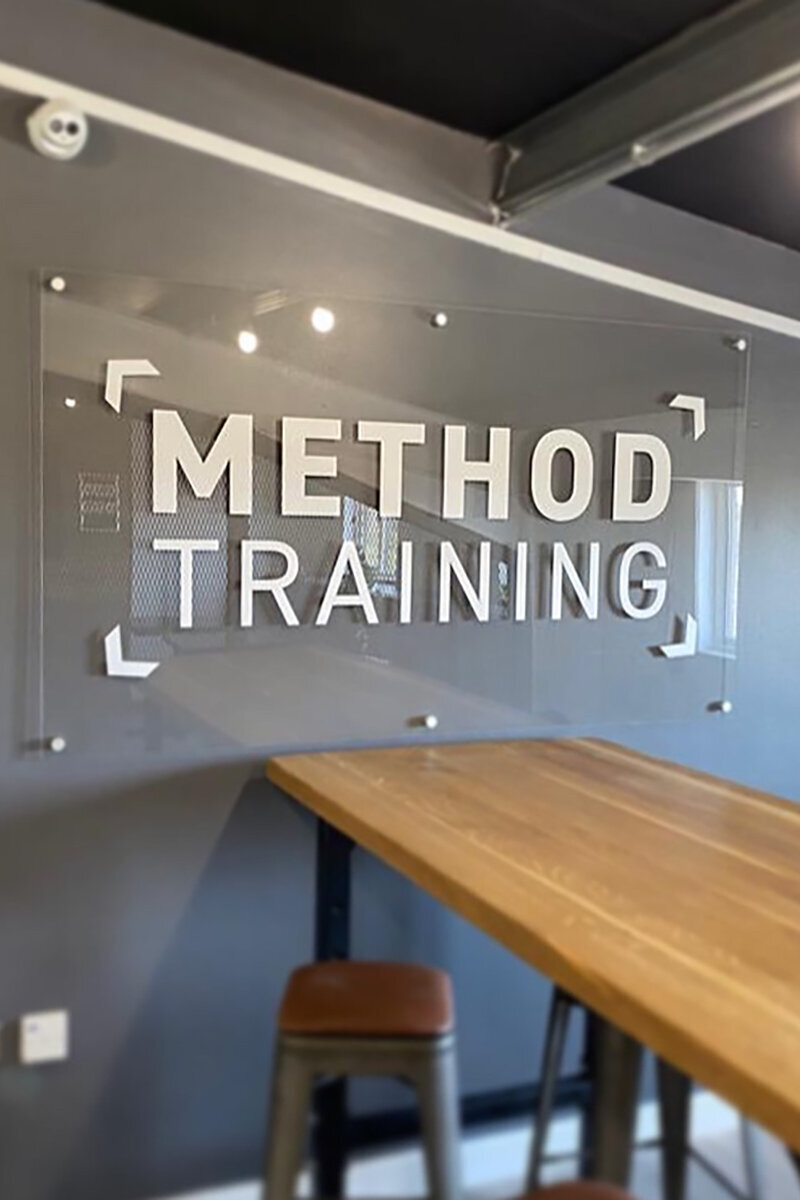 ellis-signs-method-training-acrylic-sign-newcastle-gateshead-north-east