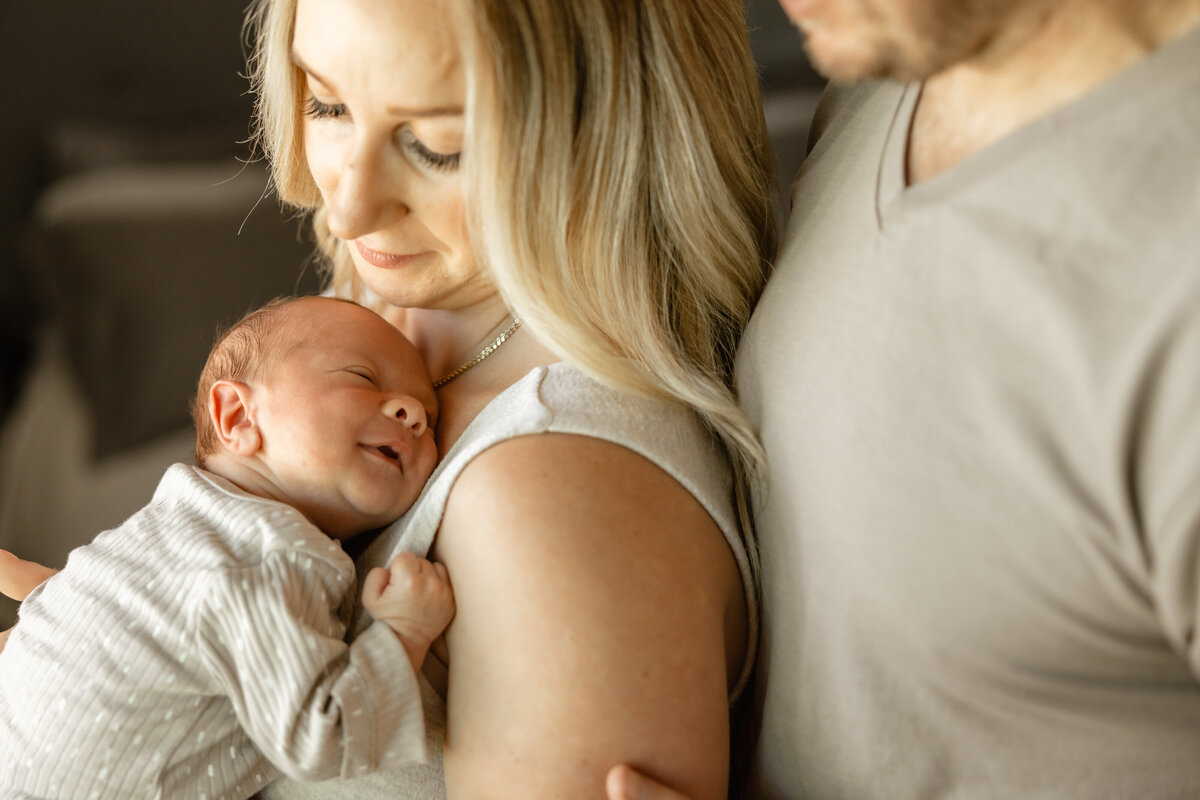 Eagle Idaho Newborn Family Photoshoot