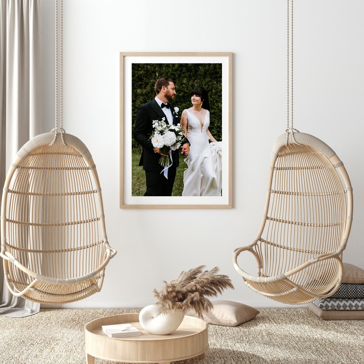 framed wedding portraits by auckland photographer michelle kelly