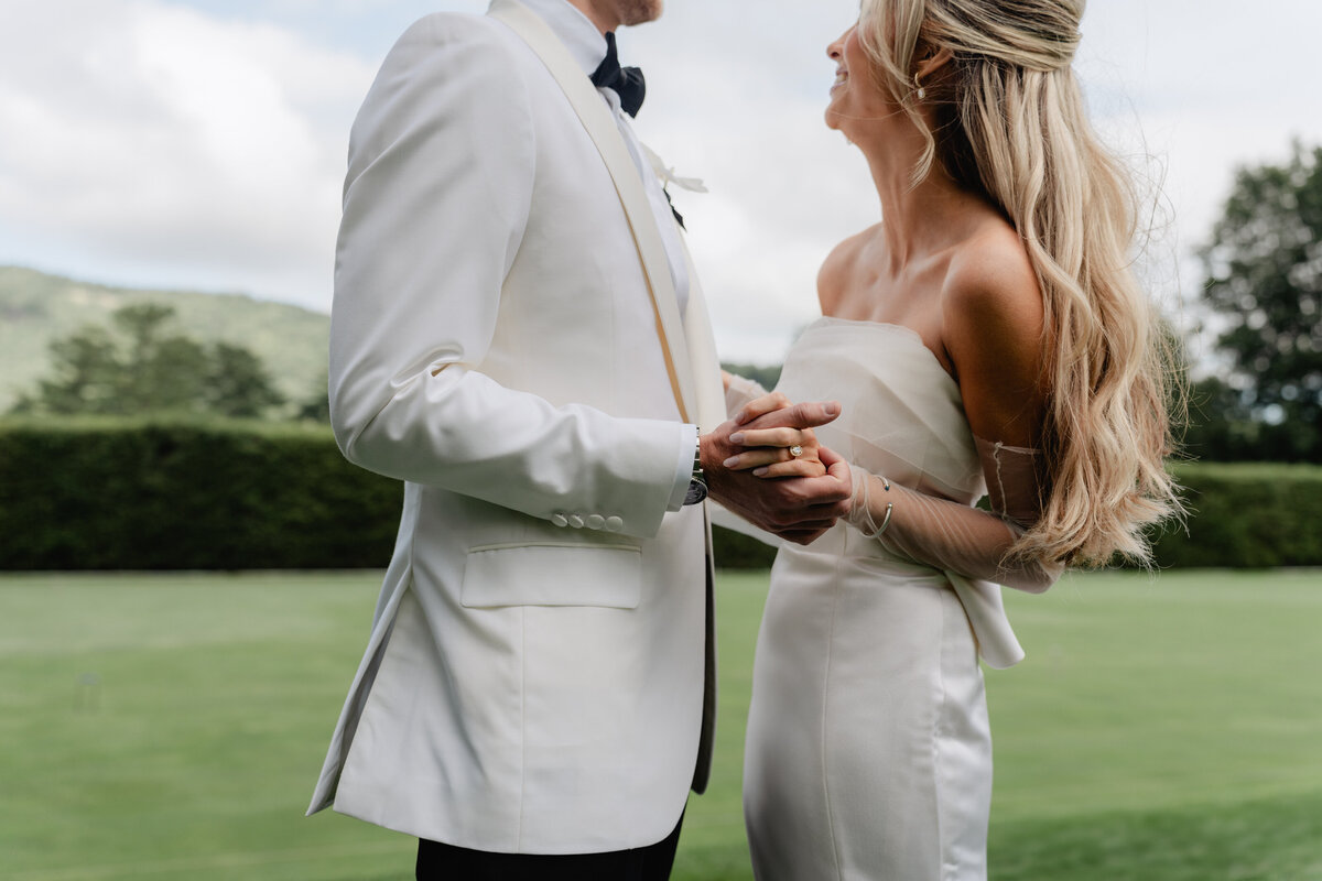 Bride and Groom at Chattooga Club Cashiers NC by Wedding Photographer Nick Francis-28