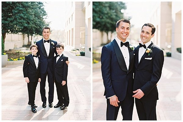 Groom with ring bearer © Bonnie Sen Photography