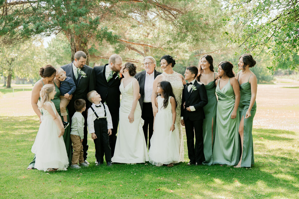 8892-Wedding at The Grands at Mulligans in Sartell Minnesota- Wedding Photographer Nicole Hollenkamp