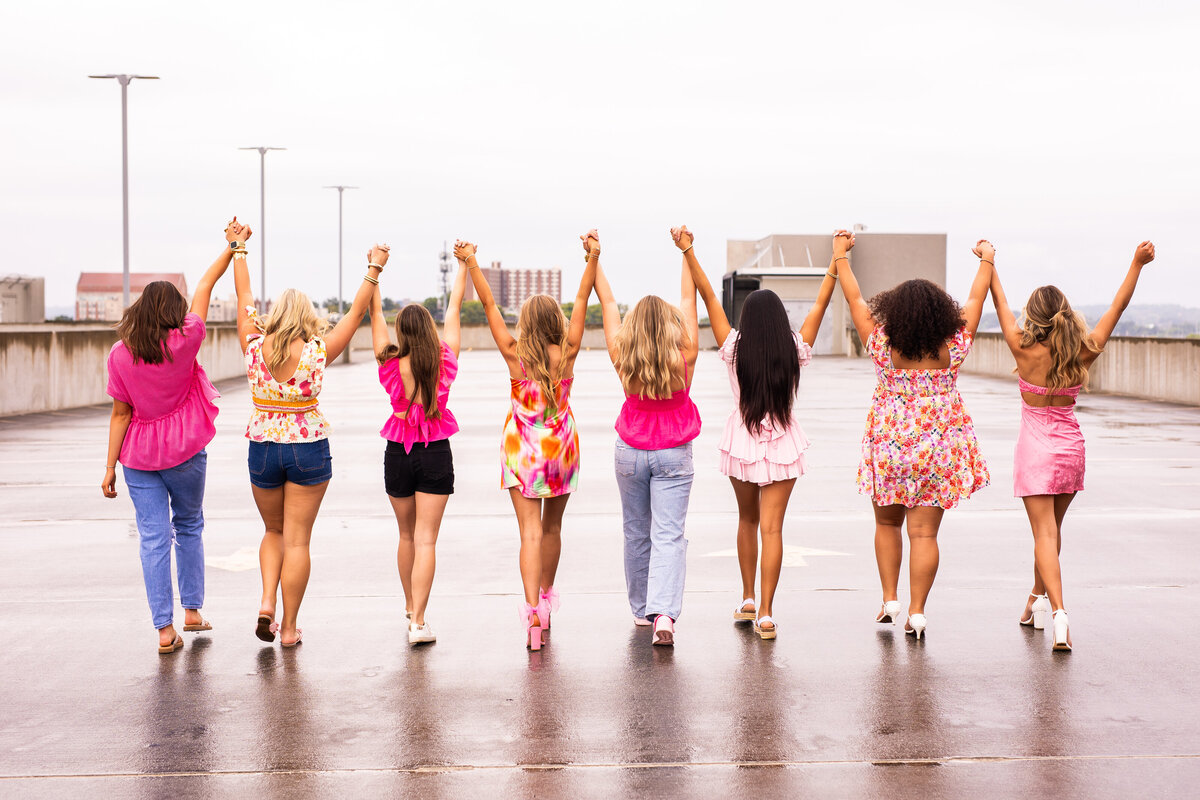 Downtown Pink and Orange Belles Shoot 84