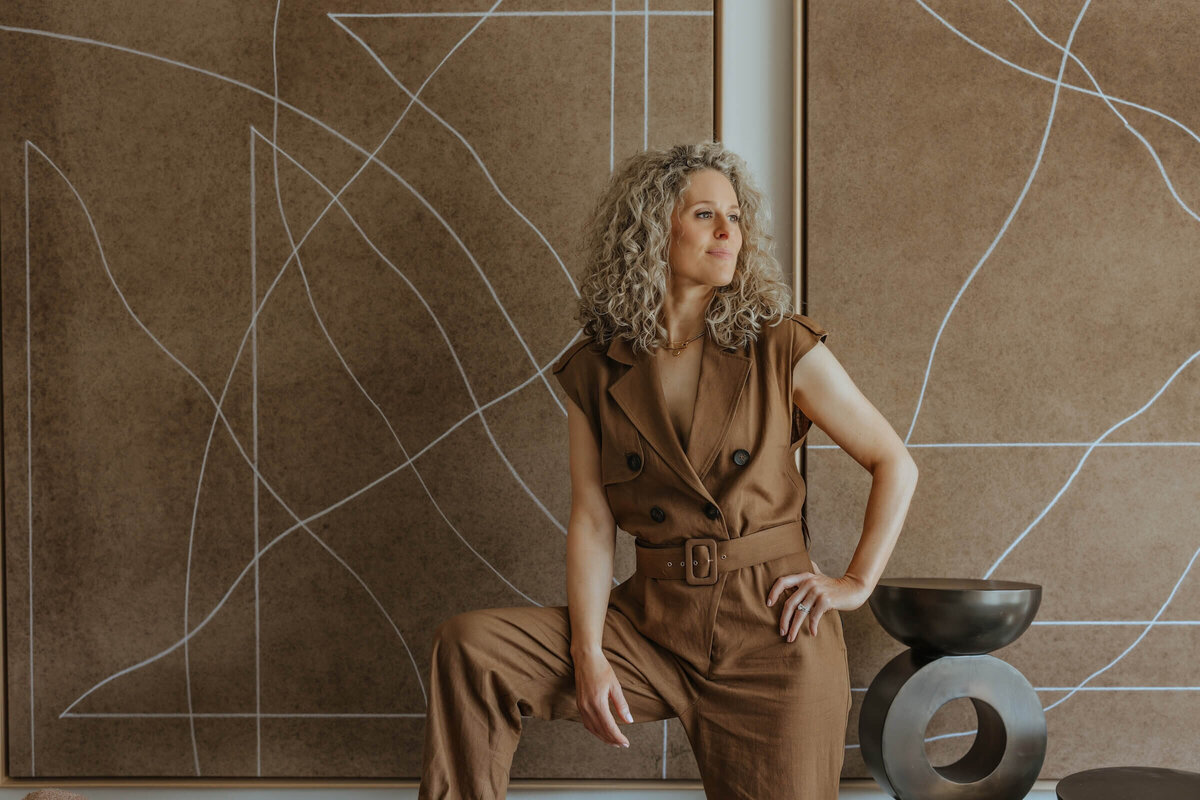 Katie Rioux, founder and principal designer of DWK Interiors, Calgary-based interior design studio.