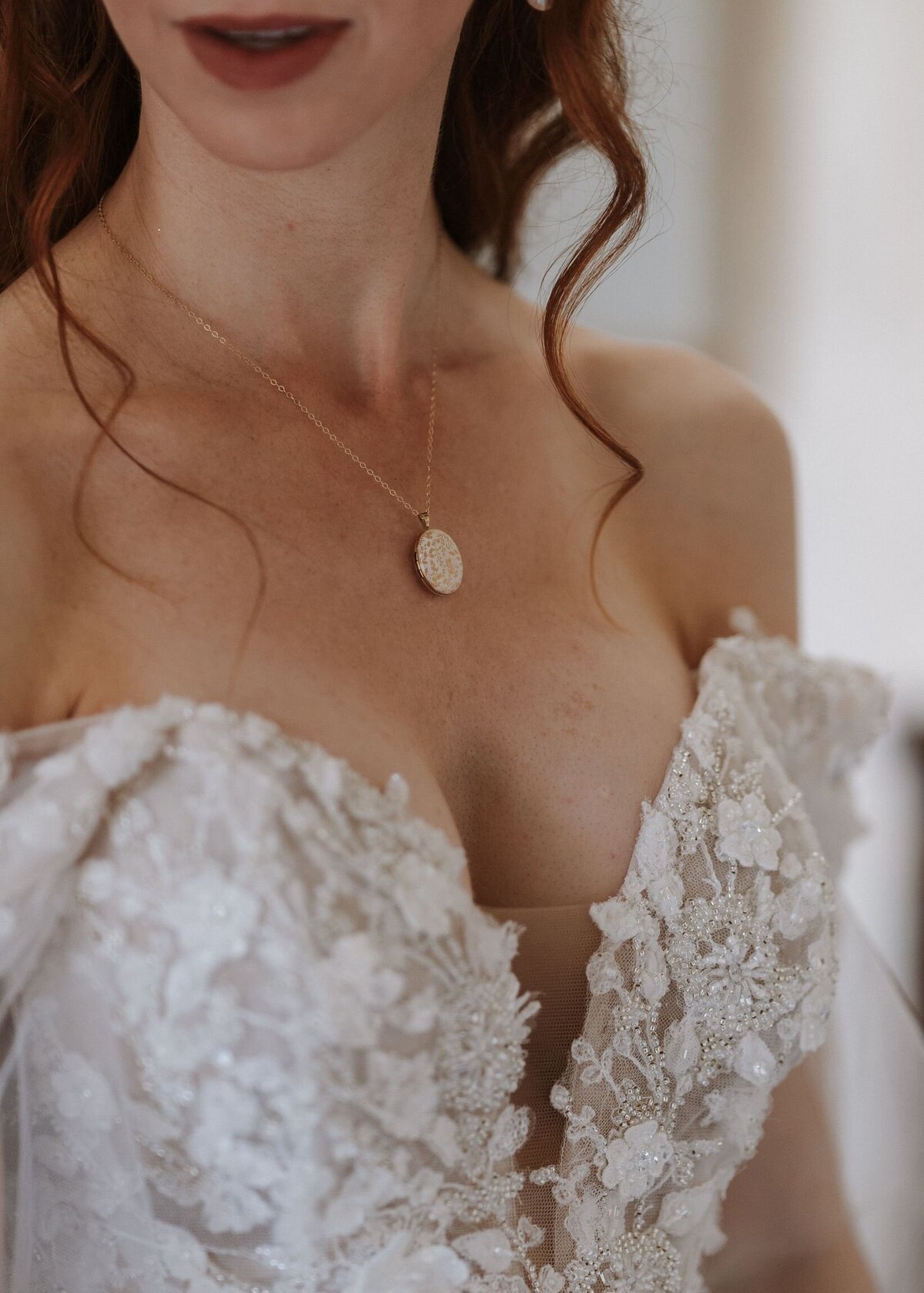 Wedding details on the morning of the wedding