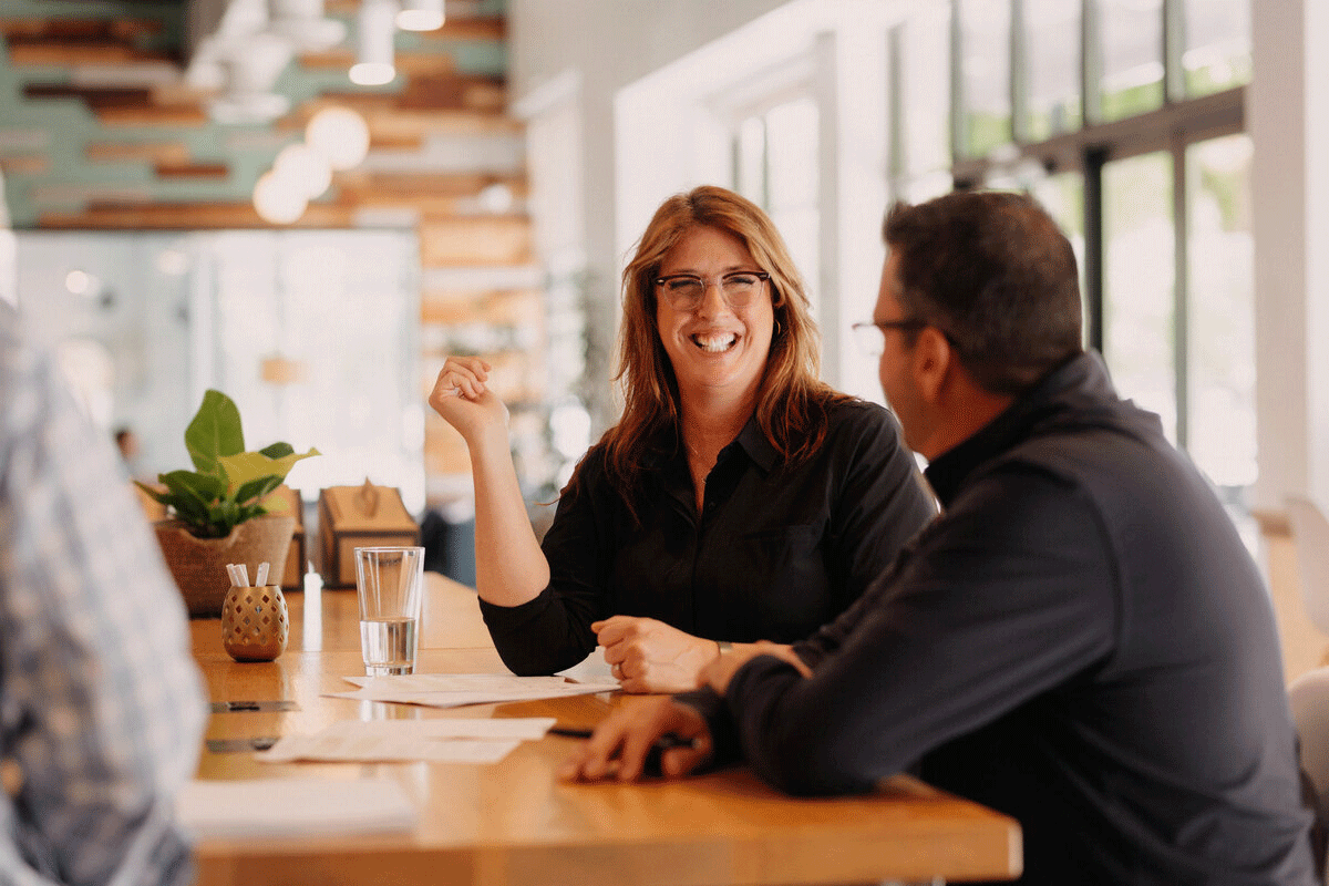 A certified Greenhouse Coach giving one-on-one coaching to someone who needs help know where to go in their career.